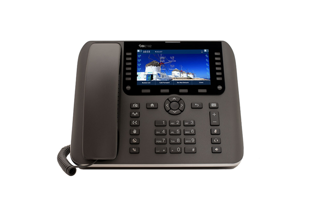 Polycom OBi2182 - 12-канальный Gigabit IP-телефон с цветным дисплеем